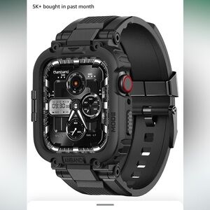 amband‎ Mens Smartwatch Band capable with Apple Watch M1 42mm 44mm and 45mm NWT